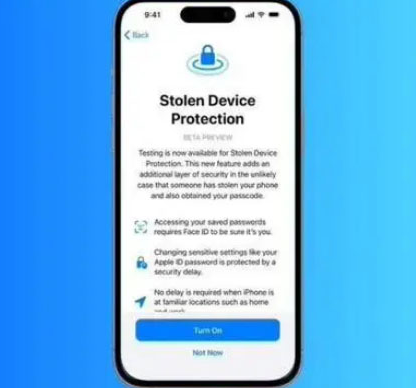 仁寿苹果授权维修店分享被盗设备保护功能开启方法 